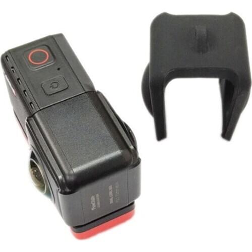 Silicone Protective Camera Lens Cap Dustproof Dual Lens Cover for Insta360 ONE R Panoramic Action Camera Kit