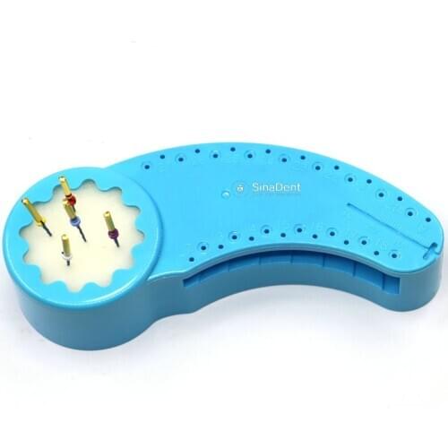 Dental Endo Ruler Endo Files Block Files Holder Dental Tray with Scale Autoclavable High Quality Dental Instrument for Measuring