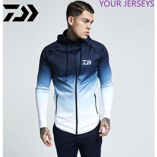 Daiwa Fishing Hoodie Hoodies Sweatshirt Men 2020 New Spring Autumn Hooded Faces No Face Streetwear Homme Clothes DAIWA Pesca