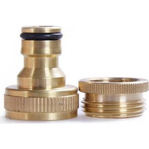 Universal 3/4" Male Thread Tap Connector Agriculture Hose Car Faucet Connector Water Wash Quick Pipe Adaptor Fitting Pcs Y4X2