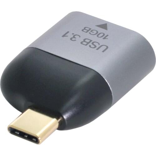 CY USB 3.1 Type C Male Host to USB3.0 Type A Female OTG Data 10Gbps Adapter for Laptop & Phone