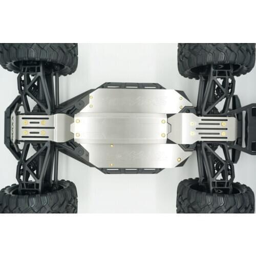 High-strength stainless steel chassis armor chassis anti-plate for 1/10 TRAXXAS MAXX
