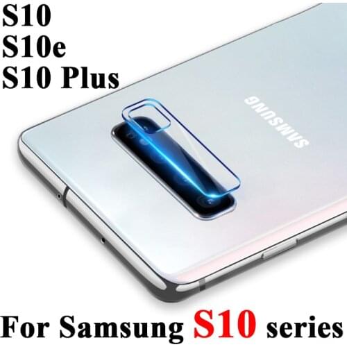 Camera lens protective glass on for samsung galaxy s10 plus s10e S 10 10e 5g 4g phone screen protector tempered safety film