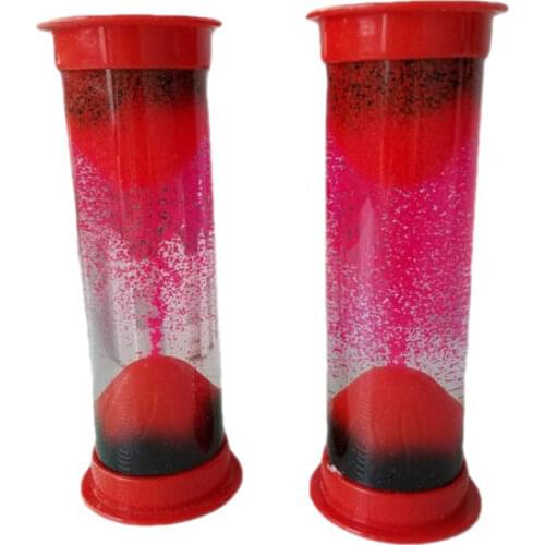 Volcanic Eruption Cylindrical Oil Drop Hourglass Home Office Desk Decorative Ornaments Dynamic Liquid Oil Leak Acrylic Hourglass