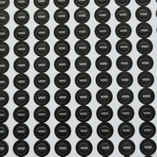 1000PCS 2.5mm Round Eggshell Fragile Paper Warranty Sticker Screw Seal for Pad Mobile