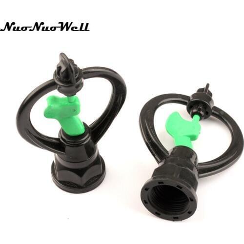 3pcs NuoNuoWell 360 Degree Rotating Nozzle Sprinklers Greenhouse&Lawn&Nursery Sprinkling Irrigation Water-Saving Sprinklers
