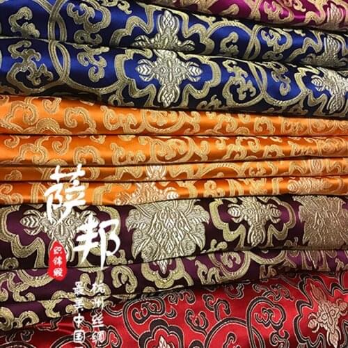 50cm * 75cm/Piece,Antique Dragon Jacquard Silk Cloth,Clothing,Cheongsam,Table Flag,Curtain,Pillow Fabric,DIY Handmade Materials