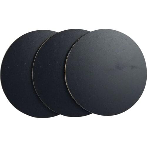 Flower Pot Mat Gardening Pad 10cm Black 3pcs Waterproof Cushion Thicken Foldable Lock Water Round Cork Plant Coasters