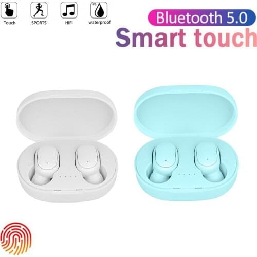 Hot Sale A6S TWS Bluetooth-compatible Earphone For All Smart Phone Sport Headphones Stereo Earbud Wireless Earphones In-ear