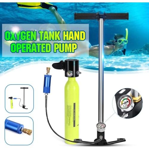 DEDEPU 0.5L Snorkers Mini Scuba Oxygen Cylinder Air Tank Scuba Reserve Air Tank Pump Snorkeling Gear Snorkeling Diving Equipment
