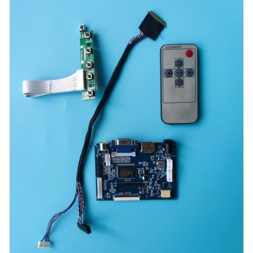 Kit Work for B101EW02 V.0/V.1 1280x720 Panel HDMI-compatible LED 2AV VGA AV Remote LVDS Controller Board LCD Monitor Display