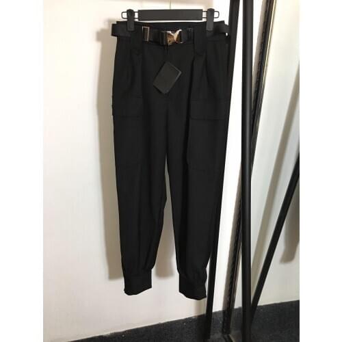 Levlmoly Design 2020 New Double-pocket Cargo Pants Women Casual Pants