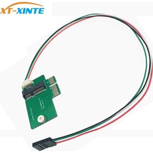 XT-XINTE M.2 Network Card to PCIE-1X Adapter Card for NGFF SSD Network Card Adapter for Desktop PCI Express 1X Converter Card