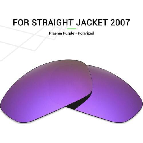 Mryok POLARIZED Replacement Lenses for Oakley Straight Jacket 2007 Sunglasses Plasma Purple