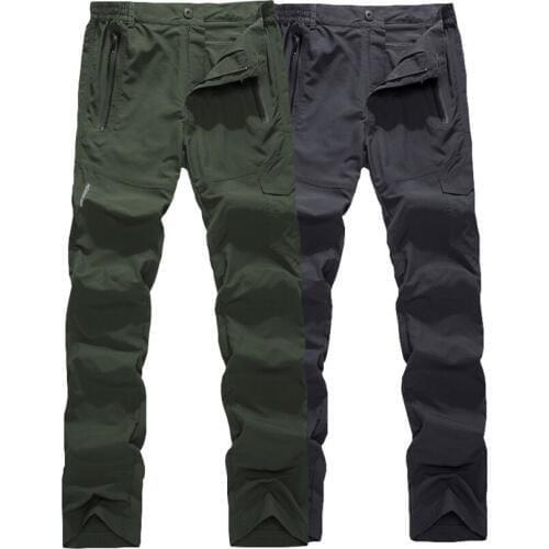 Mountainskin Mens Hiking Pants Quick Dry Outdoor Sport Breathable Man Pant Climbing Camping Trekking Fishing Male Trouser VA495