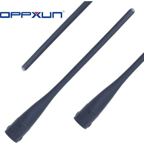 OPPXUN Walkie Talkie Antenna TNC-M Male UHF 400-470MHZ 10 PCS Signal Redical Enhance for Two-Way Radio Ham TK308 High Gain