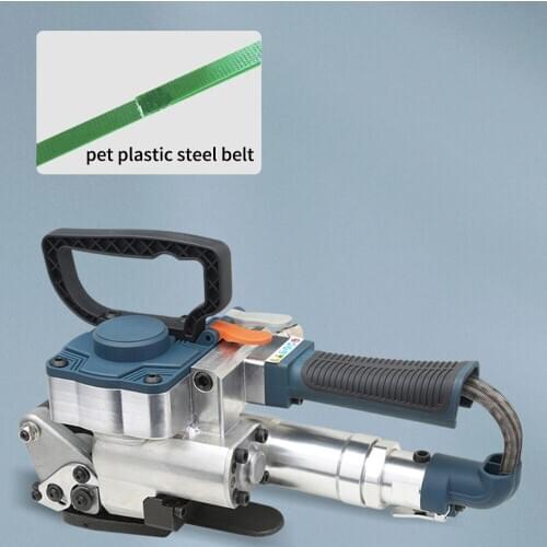 A19 pneumatic baler handheld plastic steel belt buckle free hot melt brick factory pallet hand-held strapping