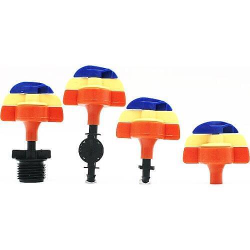 360Degree Rotary Sprinkler With Antidrip Hanging Sprayer Garden Irrigation Micro Drip Fitting Rotary Nozzle