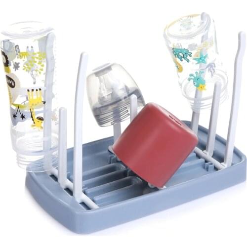 Baby Bottle Drying Rack Dryer Infant Feeding Cleaning Drainer Foldable Storage Nipple Shelf Baby Pacifier Cup Holder Mom Mommy
