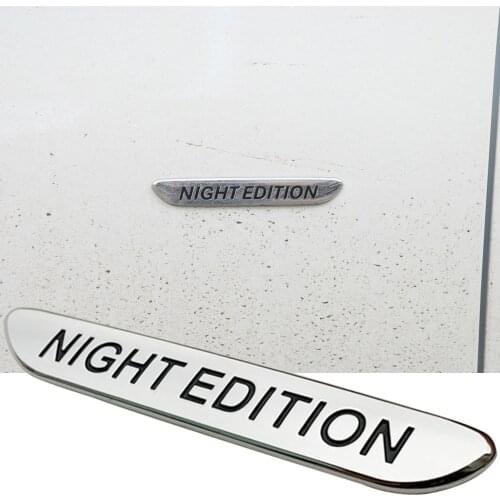 Fender Badge Emblem Sticker For Mercedes Benz AMG A B C E S Class CLA W117 W156 GLB GLE W203 W124 Night Edition 1 Accessories