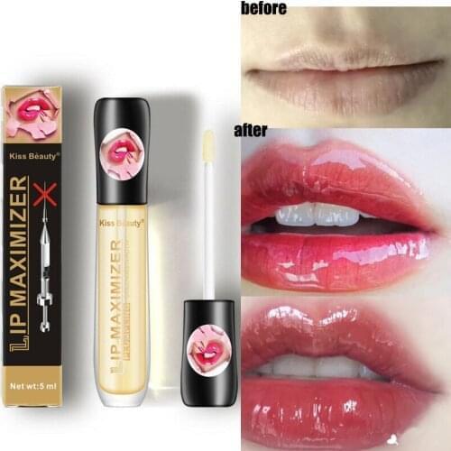 5ml Lips Plumper Instant Volumising Repairing Reduce Lip Fine Lines Mask Long Lasting Moisturizer Care Lip Oil Sexy Plump Serum
