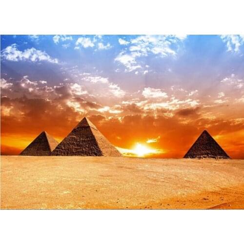 5D DIY Diamond Painting Egyptian Pyramids Pictures Full Square Round 3D Diamond Embroidery Crystal Mosaic Home Decor Gift DF97