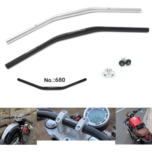 28mm UKMOTO Aprilia CR150 Vintage Universal Modification Flat Aluminum Alloy Variable Diameter Handlebar Cafe Racer 28mm