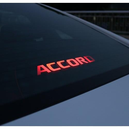 Car Brake Lights Decorative Cover Stop Lamp Stickers For Honda Accord 2018 2019 Carbon fiber Modified accessories