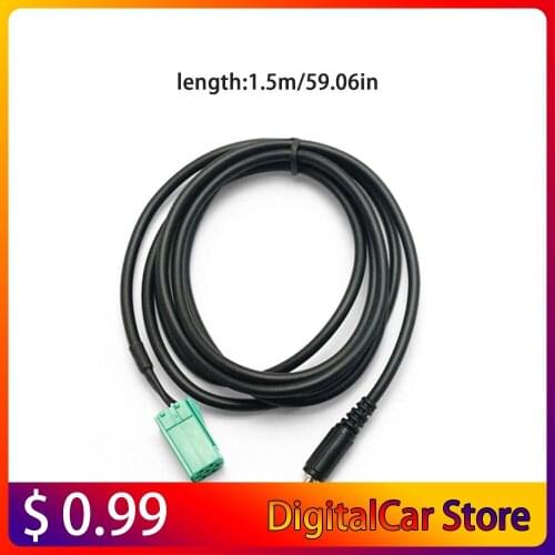 Car Aux -In Entry 3.5mm Adapter For Renault Clio Space Kangoo Laguna Megane Scenic Traffic Twingo MP3/iPod /iPhone Interface