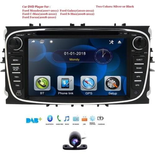 Free shipping! Car dvd multimedia Player GPS Navi For Ford Focus EXI MT 2 3 Mk2/Mondeo/S-MAX/C-MAX/Galaxy RDS 8G SD Maps