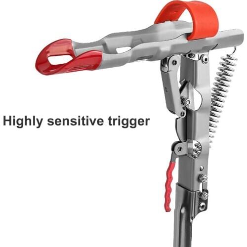 Sensitive Fishing Rod Holder Spring Automatic Full Stainless Steel Adjustable Sensitivity Folding Fishing Accessories Bracket