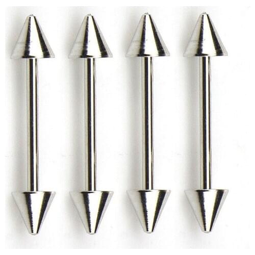 4pcs Silver Fashion Surgical Steel Nipple Ring Women Adult Games For Couples