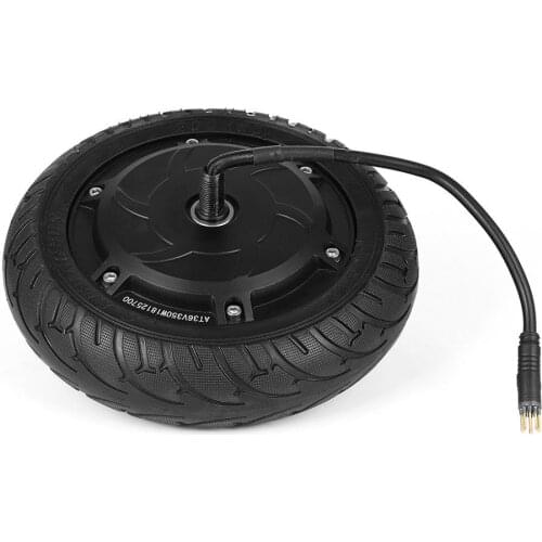 KUGOO S1 Pro Motor + Front Wheel Kits Solid tire For KUGOO S1 Folding Electric Scooter e scooter- Black 350W 36V