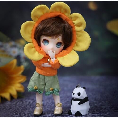 Ob11 Suitsu BJD Doll 1/11 Tiny Hand Dolls Ball Jointed Doll Sunshine Baby Art Collection Girl Gifts BJD