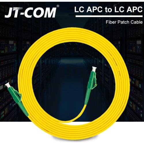 LC APC to LC APC Simplex 2.0mm 3.0mm PVC Single Mode Fiber Patch Cable Fiber Optic Patch Cord