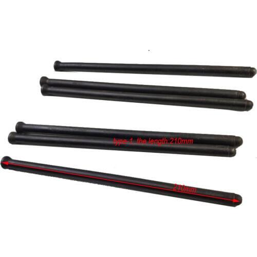 Set of push rods (two length for choice: 210mm and 216mm) for Fengshou Lenar 254 with engine NJ385, part number: NJ85.03.107b