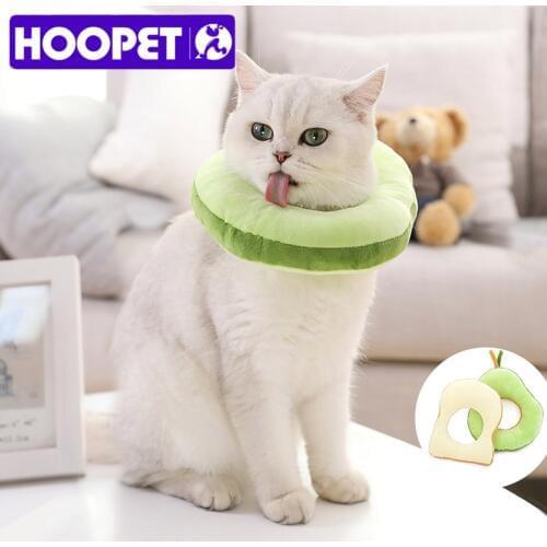 HOOPET Pet Cat Dogs Health Recovery Collar Elizabethan Cotton Filling Collars Protective E- Collar for Dog and Cat Supplies