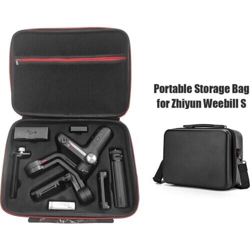 Durable Storage Bag Multi-function Protective Storage Shoulder Bag for Zhiyun Weebill S Handheld Gimbal Stabilizer