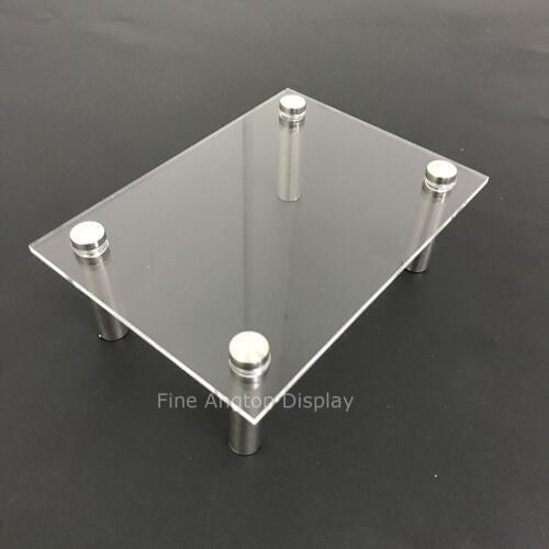 Clear Acrylic Rectangle Pedestal Riser