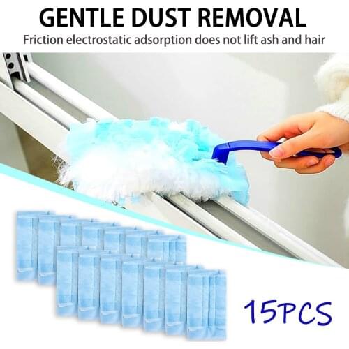 Duster Disposable Electrostatic Absorbent Fiber Duster Household Cleaning Microfiber Dusting Brush Extend Stretch Feather #YJ