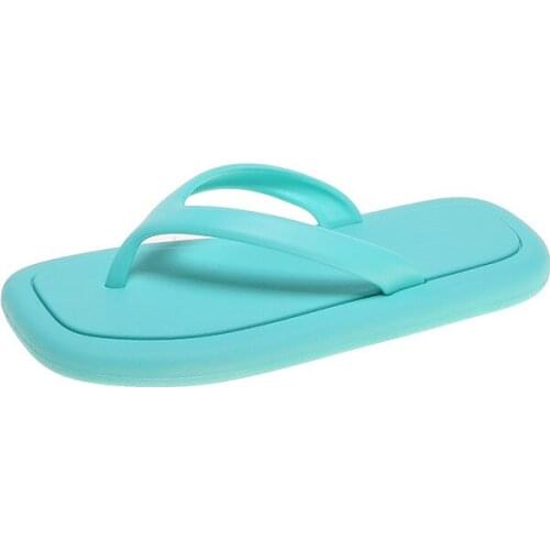 Thick Bottom Platform Sea Flip-Flop Thong Sandals Summer Shoes Soft Bathroom Slippers Pillow Slides Outdoor Indoor Shoes Women