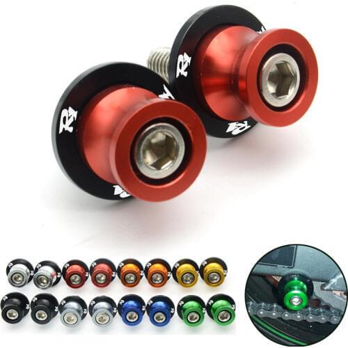 For motobike accessories Motorcycle CNC Swingarm Sliders Spools screws bolts for Yamaha R1 2014 2015 2016 14-16 YZF R1 2001-2017