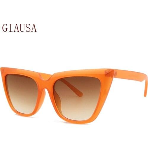 GIAUSA Retro cats Eye Sunglasses in Europe and America night vision goggles vintage sunglasses