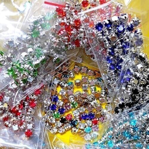 Sew On Rhinestones For Clothes Strass Stones And Crystals For Needlework Diamond Decoration Wedding Dress Craft DIY Accessories
