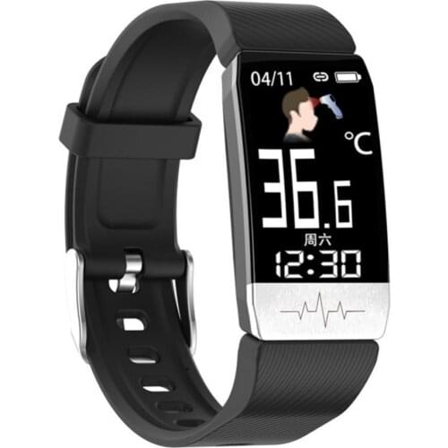 T1S Body Temperature Smart Watch Sleep Heart Rate Blood Pressure Monitoring Smart Bracelet multiple sports modes for Sports