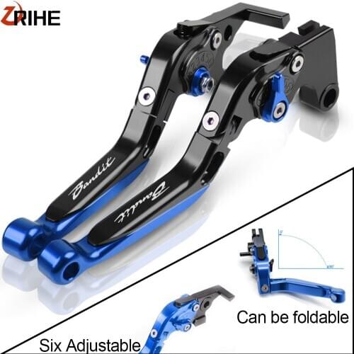 For SUZUKI GSF 600 Bandit 2000 2001 2002 2003 2004 Motorcycle Clutch Brake Lever Aluminum Extendable Adjustable Foldable Levers