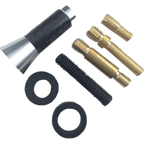 Universal Car Radio Antenna 3.5CM Auto FM Short Roof Aerial Carbon Fiber Radio External Aerials Decoration Accessories