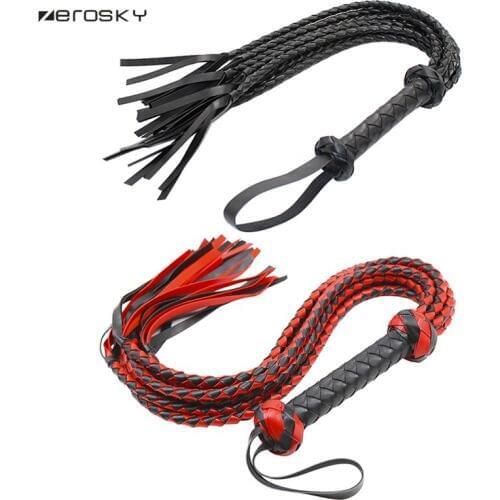 Zerosky PU leather Sex Whip Sex Toys Bdsm Fetish Sex Products Bondage Harness Sextoys Adult For Men And Women
