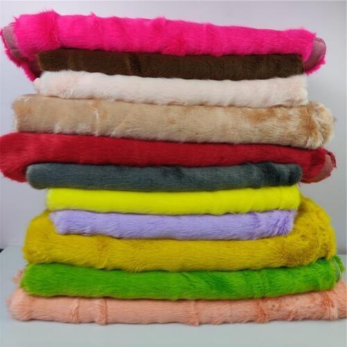 1cm long plush faux fur fabric for coat vest stage cosplay DIY accessories fur Special deal, only one piece/color 160*40cm