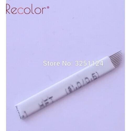 500 Pcs Microblading Needles 9 pins for Microblading Embroidery Pen Pernement Makeup Eyebrow Tattoo Supplies